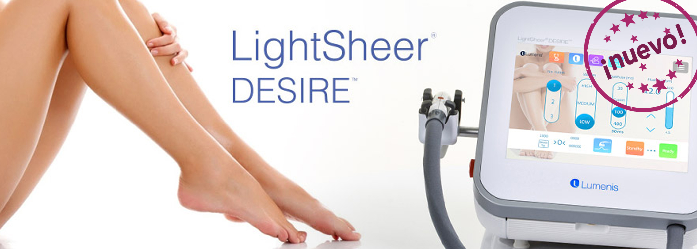  DEPILACION LÁSER DIODO Lightsheer Desire LightSheer DESIRE es el mejor sistema de depilación disponible en el mercado actualmente. Contamos con la experiencia y tecnología apropiada para eliminar todo tipo de vello, adaptado a todo tipo de pelo y piel, tanto en hombres como en mujeres.