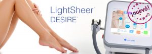 DEPILACION LÁSER DIODO Lightsheer Desire LightSheer DESIRE es el mejor sistema de depilación disponible en el mercado actualmente. Contamos con la experiencia y tecnología apropiada para eliminar todo tipo de vello, adaptado a todo tipo de pelo y piel, tanto en hombres como en mujeres.